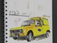 Vue 1 – Petit carnet A6 à spirale 4L